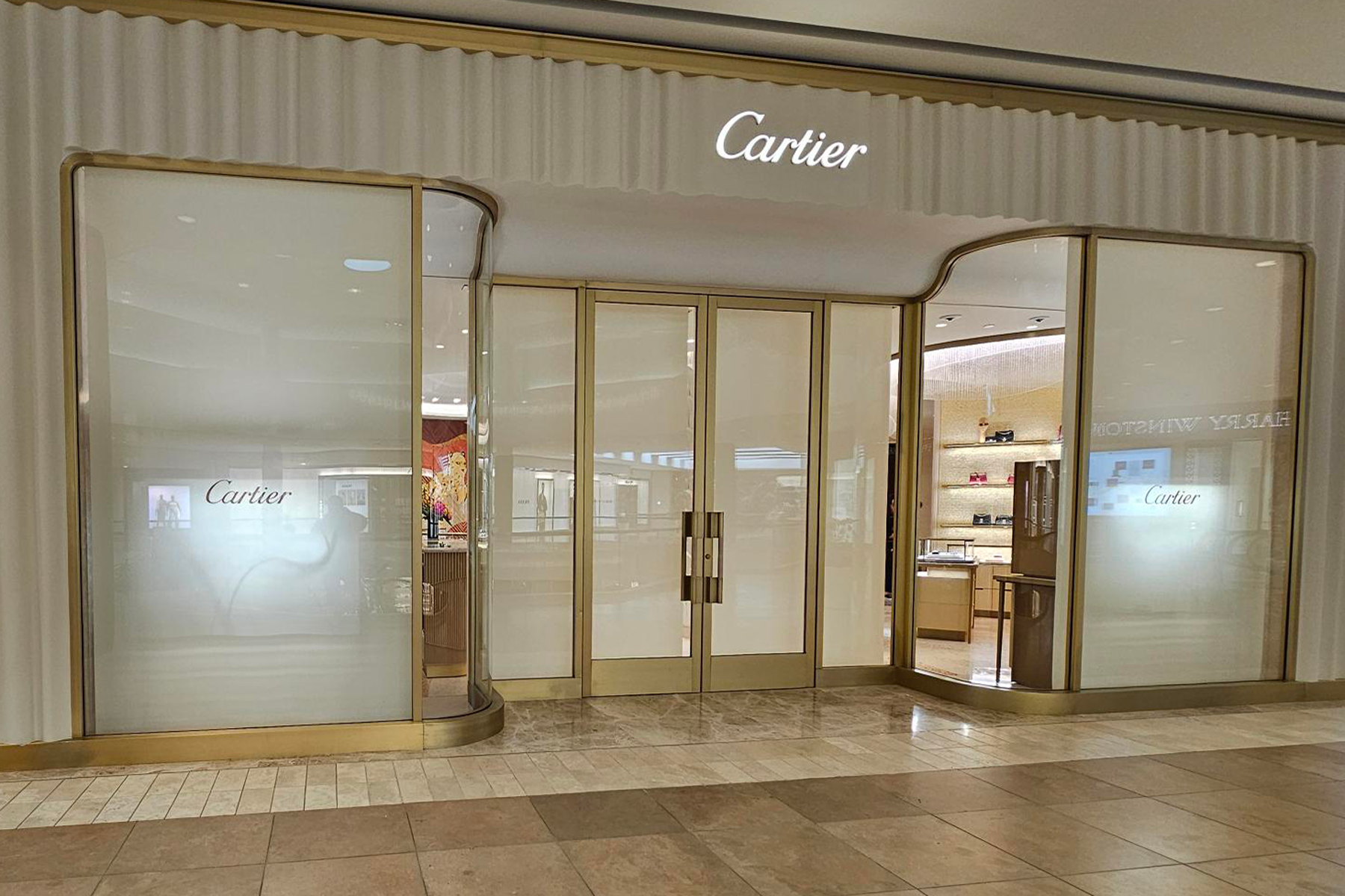 All Glass Systems Gallery 007 Cartier South Coast Plaza Costa Mesa
