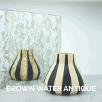 Mirror Antique Decor Brown Water 001