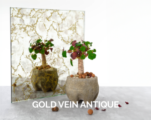 Mirror Antique Decor Gold Vein 001
