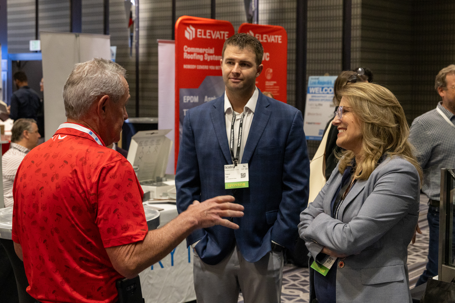 Glasswerks Sales Manager Terry Del Rey letting all attendees know what Glasswerks has to offer.